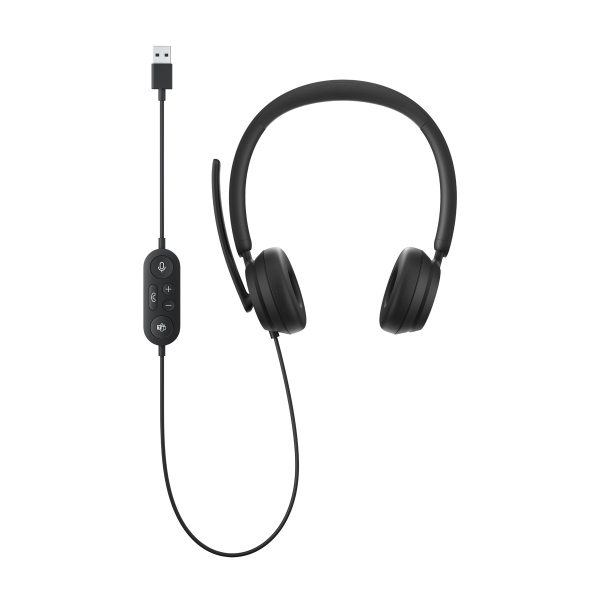 MICROSOFT Modern USB Headset – High-quality audio and video accessories certified for Microsoft Teams