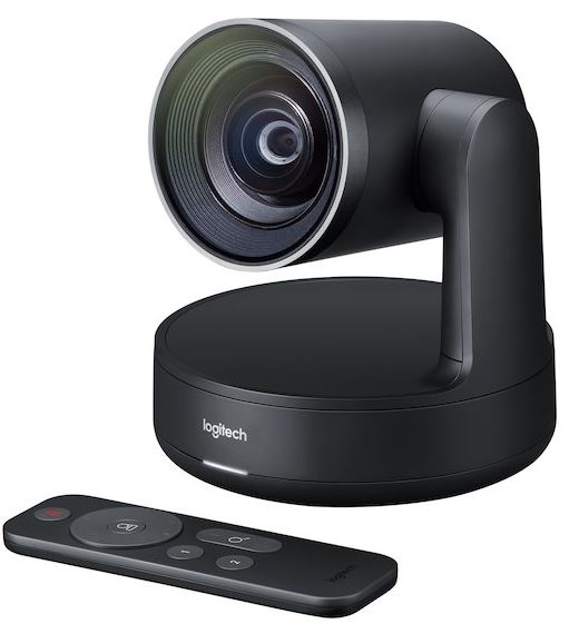 LOGITECH Rally 4K Premium PTZ Color Camera Video Audio Conferencing Automatic Control Pan/Tilt/Zoom 90° 15X HD Zoom 13 Megapixel 60fps Autofocus