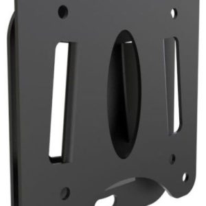 Atdec AD-30100-WF Low Profile Fixed Wall Mount, Fixed Angle Mount. Max load 30kg. VESA 75x75 100x100 120x120. Black.