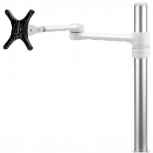 Atdec Single Arm Desktop Monitor Mount White