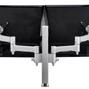 Atdec AWMS-2-4640 Bolt Black - Dual 460mm monitor arms on 400mm post