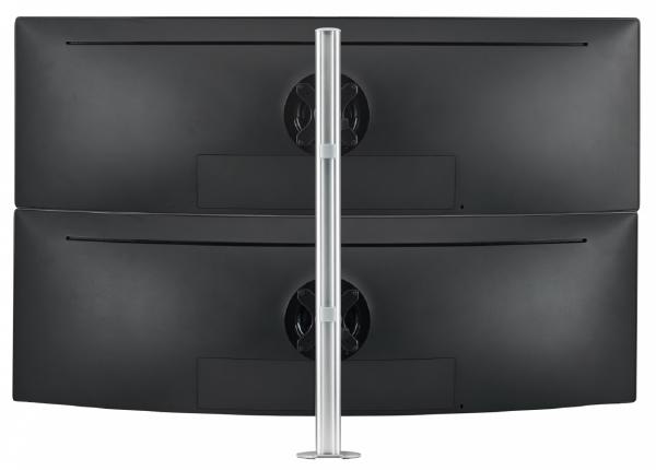 Atdec AWMS-2-LTH75 – Dual Monitor Mount, Curved Monitors, Heavy &amp Large Displays, All-In-One PCs, Vesa 75 x 75, 100 x 100, Weight up to 14KG.