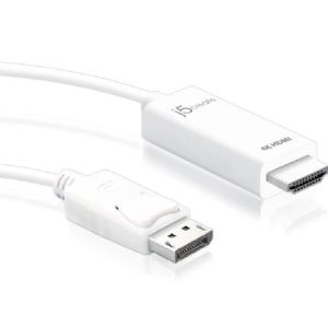 J5create JDC158 4K DisplayPort DP to HDMI 1.8m Cable