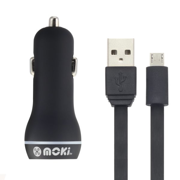 MOKI MicroUSB SynCharge Cable & Car