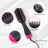 Hot Air One-Step Hair Dryer Negative Ion Anti-Frizz Blowout for Drying,Straightening, Curling and Volumizer (AU Plug)