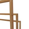 Bamboo Towel Bar Holder Rack 3-Tier Freestanding for Bathroom and Bedroom