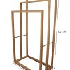 Bamboo Towel Bar Holder Rack 3-Tier Freestanding for Bathroom and Bedroom