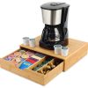 Bamboo K-Cup Coffee Pod Holder Storage Organizer  for Kitchen, Jewelry and Cosmetic