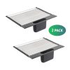 2 Pack Large Stainless Steel Roll Up Dish Drying Rack with Utensil Holder for Home Kitchen