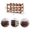 3-layer Bamboo Wine Storage Rack (12 bottles)