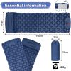 Ultralight Inflatable Camping Sleeping Pad with Pillow for Travelling and Hiking