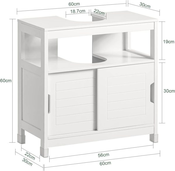 Vanity Unit Bathroom Furniture, White