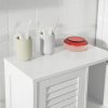 Bathroom Storage Cabinet 3 Shelves 1 Door