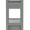 Tall Cabinet Shelf Drawer, Grey