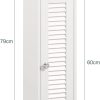 Wooden Bathroom Storage Cabinet, White