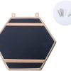 Hexagon Hanging Mirror for Home Decoration (Rose Gold Color)