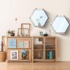 Hexagon Hanging Mirror for Home Decoration (Rose Gold Color)