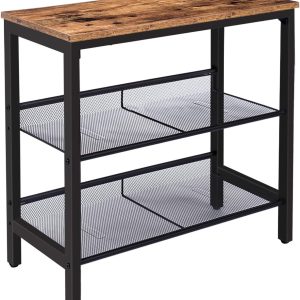 2-Tier Shoe Rack, Industrial Shoe Organizer Storage Bench