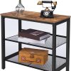 2-Tier Shoe Rack, Industrial Shoe Organizer Storage Bench