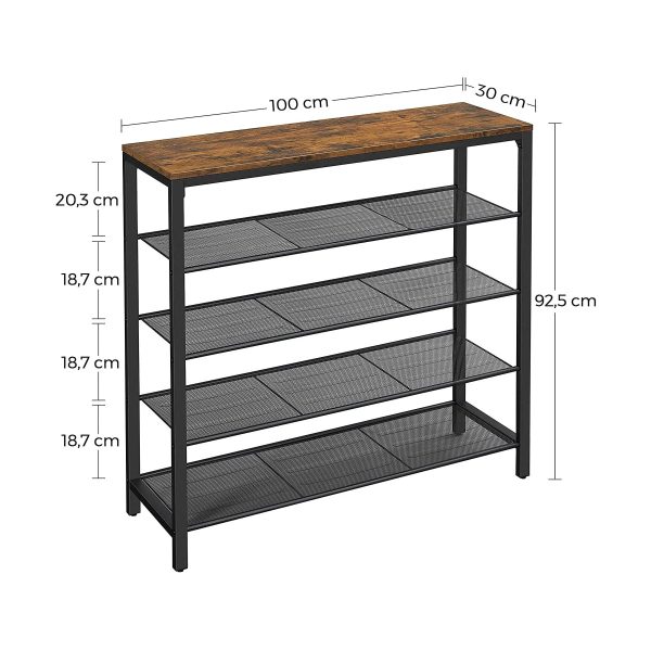 5 Tier Shoe Bench