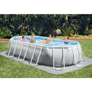 INTEX PRISM FRAME RECTANGULAR POOL SET