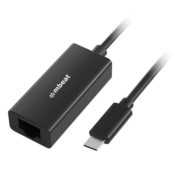 mbeat USB-C Gigabit LAN Ethernet Adapter – Black