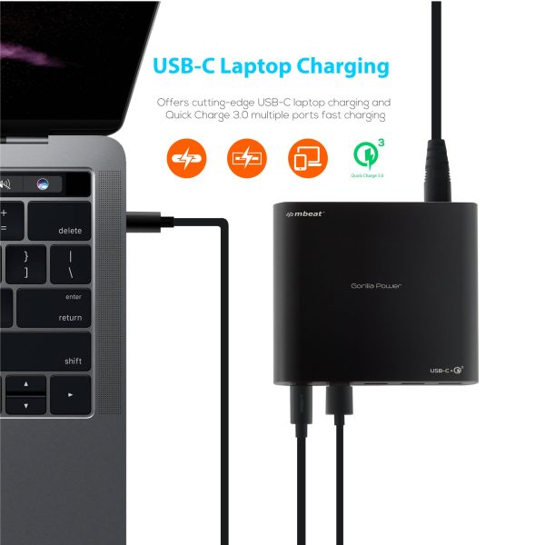 mbeat Gorilla Power 5-Port USB-C PD Charger