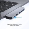 mbeat Elite Mini 6-In-1 Dual HDMI USB-C Hub for MacBook Pro