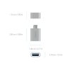 mbeat attache Aluminum USB 3.1/3.0 to USB Type C Adaptor