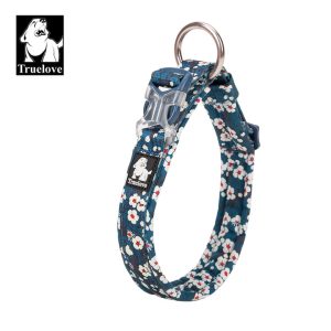 Floral Collar Poppy – L, Saxony Blue