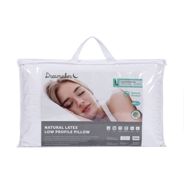 Dreamaker Latex Pillow – Low Profile