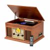 Vinyl, Bluetooth + CD Player in 1 Retro Music Centre All Music Formats