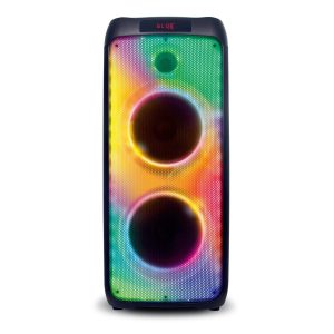 Large Powerful, Portable Party Speaker w/ LED Lights, RMS 120W