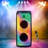 Large Powerful, Portable Party Speaker w/ LED Lights, RMS 120W