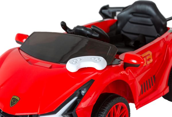 Ferrari Inspired 12V Ride-on Electric Car with Remote Control – Red