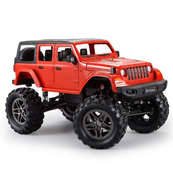 Remote Control Jeep Rock Crawler (Red), Model Toy Car