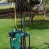 Organising Storage Rack for Garden Tools (Green) & Keep the Shed Tidy