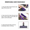 LED Soft Roller Brush Head Floor Tool for DYSON V7 V8 V10 V11 Vacuum Cleaner