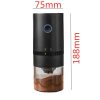 Electric Coffee Grinder Portable – Black