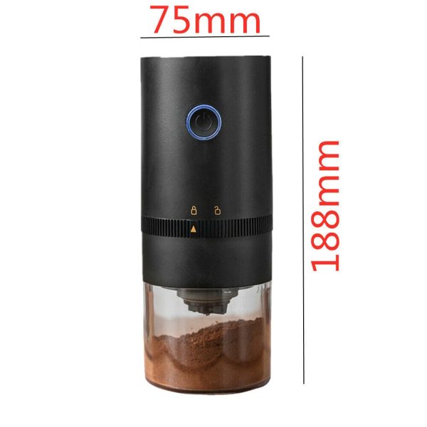 Electric Coffee Grinder Portable – Black