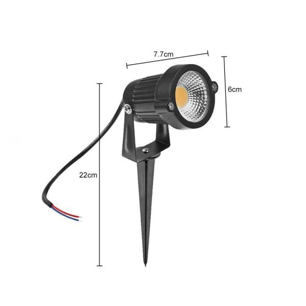 10PCS 12V LED Waterproof Outdoor Garden Spotlights Landscape Light Flood Lights