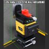 16 Line Laser Level 4D Green Light Auto Self Leveling 360 degree Rotary Cross