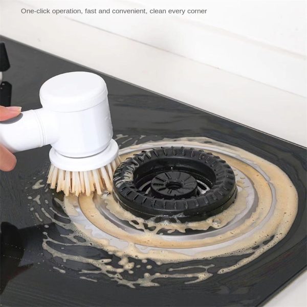 Wireless Electric Cordless Spin Scrubber Super Power Handheld Cleaning Brush