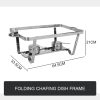 9L Chafing Dish Set Buffet Pan Bain Marie Bow Stainless Steel Food Warmer. – 1 X Food Pan