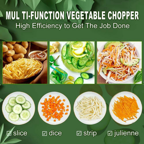 4In1 Multifunctional Kitchen Chopping Artifact Vegetable Slicer Food Chopper – Grey