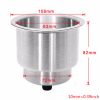 4PCS Stainless Drink Cup Holder Insert for Boat/Car/Truck RV/Camper/Yacht/Sofa