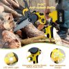 36V 8″ Mini Cordless Electric Chainsaw 2XBattery 36V Wood Cutter Rechargeable