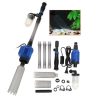 Electric Aquarium Fish Tank Cleaner Water Exchanger Siphon Vacuum Sand Cleaner