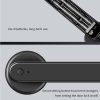 Smart Fingerprint Door Lock Electronic Handle Digital Password Bluetooth Key APP. – Black