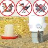 Chicken Feeder Poultry Feeder DIY Port PVC Gravity Fed Chicken Feeder – 4 Port